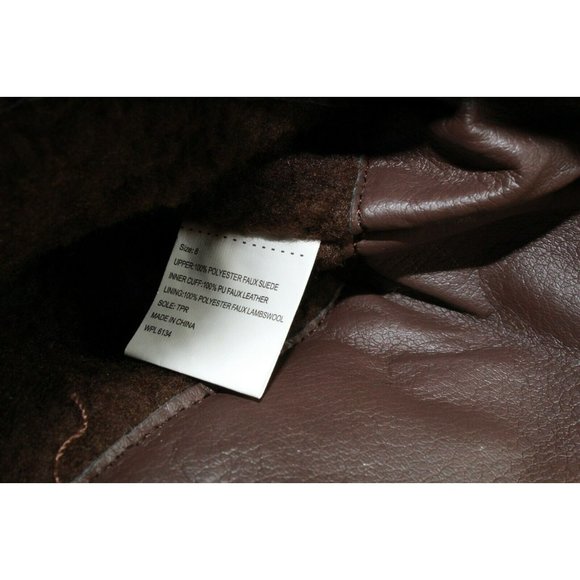 Muk Luks Purple Suede Pull On Knee High Barbie Snowflake Snow Boots Size 8 - Picture 8 of 12